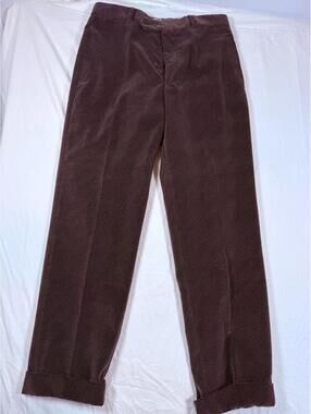 Etro Milano Brown Corduroy Pants - 30 Waist